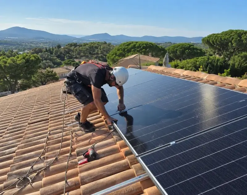 Installateur panneaux solaires Sainte-Terre — pose photovoltaïque sur toiture